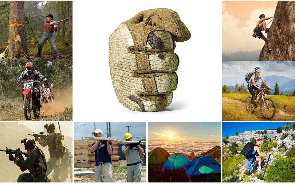 Military-Outdoors Multicam Outdoor Tactical Gloves - Military-Outdoors.com