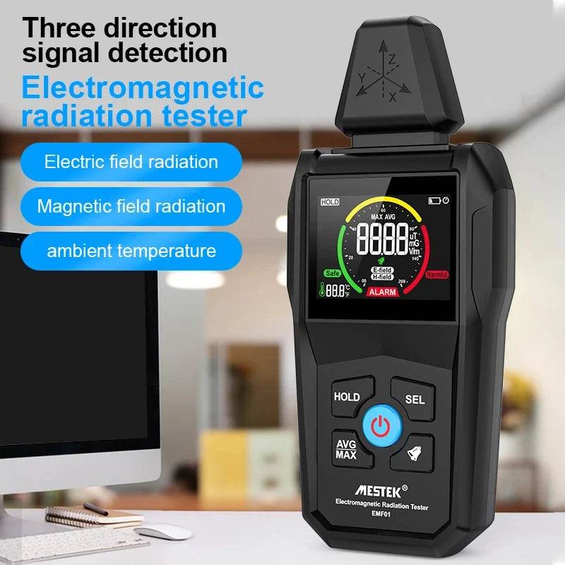 MESTEK Electromagnetic Field Meter for Radiation Testing - Military-Outdoors.com
