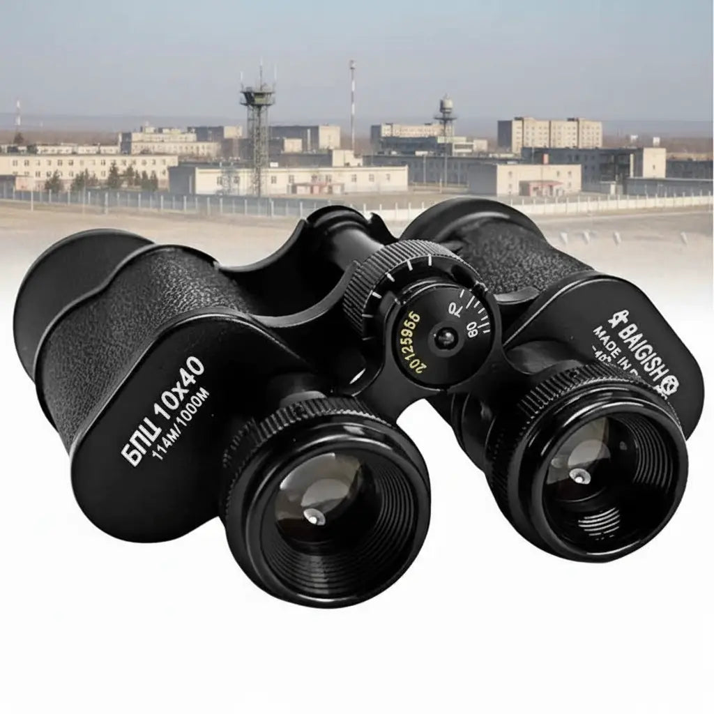 Military binocular 10x40 featuring durable design for outdoor observation and clear visibility.
