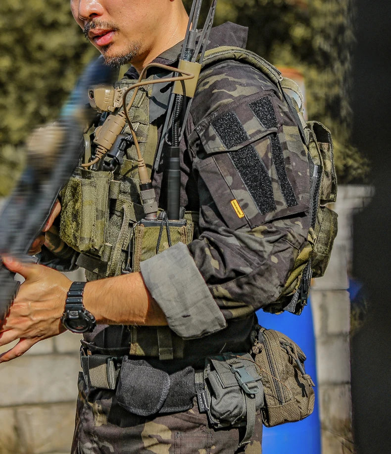 Military Outdoors Tactical T-Shirt featuring a rugged design for combat-ready performance