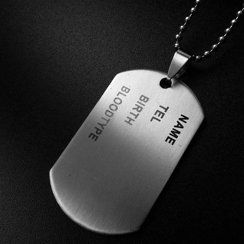 Military ID Tag Necklace - Durable And Personalized - Military-Outdoors.com