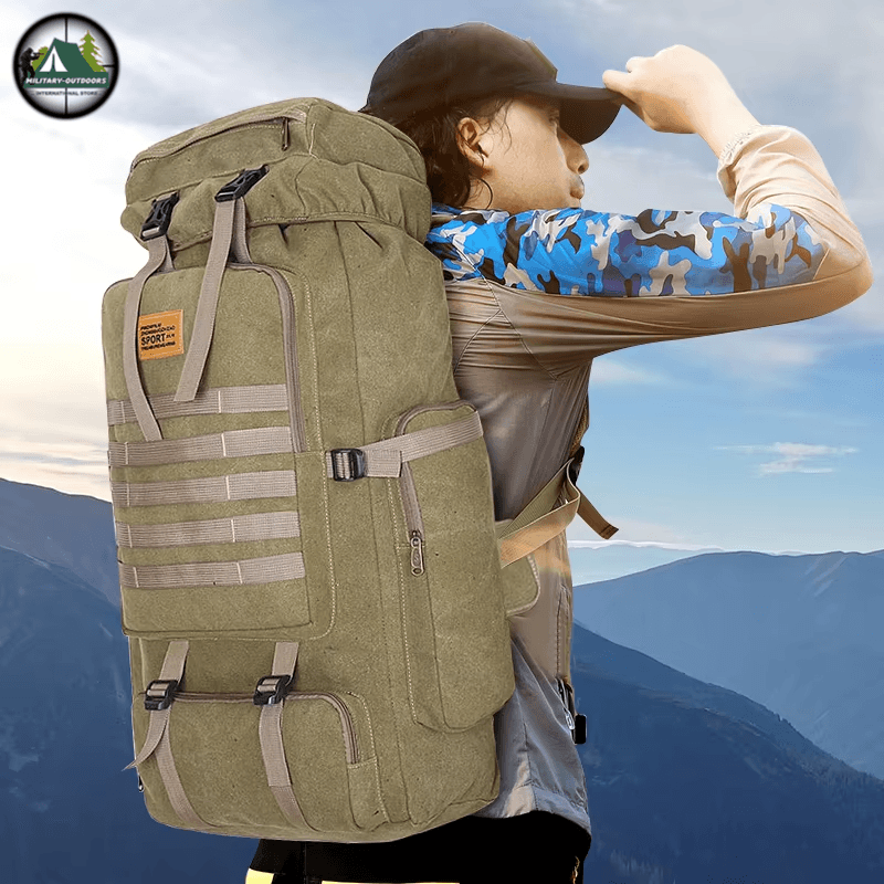 100L Large Capacity Tactical Backpack For Outdoor - Military-Outdoors.com