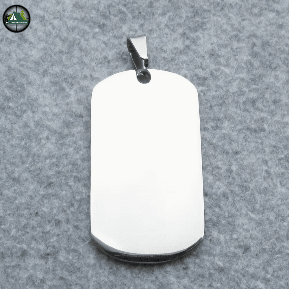 500pcs Lot Blank Army Dog Tags for Laser Engraving - Military-Outdoors.com