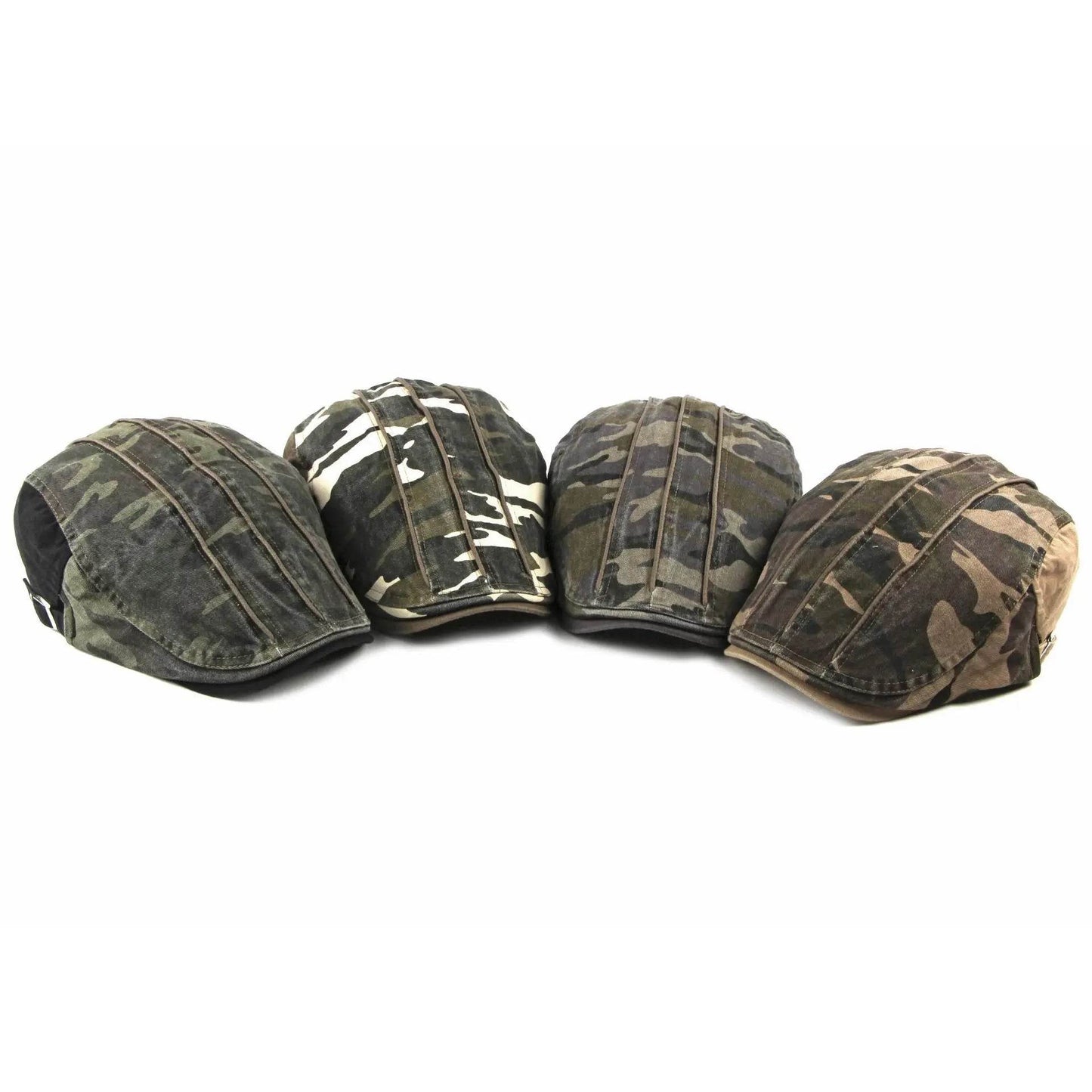 Military-Outdoors Camouflage Cotton Flat Cap for Adventures - Military-Outdoors.com