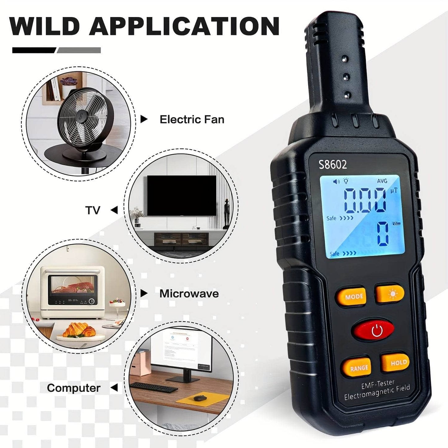 Military-Outdoors.com EMF Meter for Home Use - Radiation Tester - Military-Outdoors.com