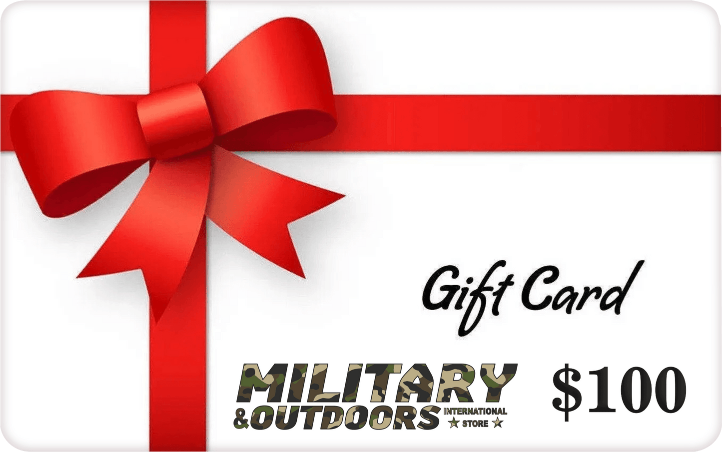 Military Outdoors Gift Card for Perfect Gift - Military-Outdoors.com