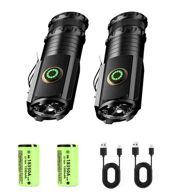Military Mini Powerful Flashlight with Type-C Charging - Military-Outdoors.com