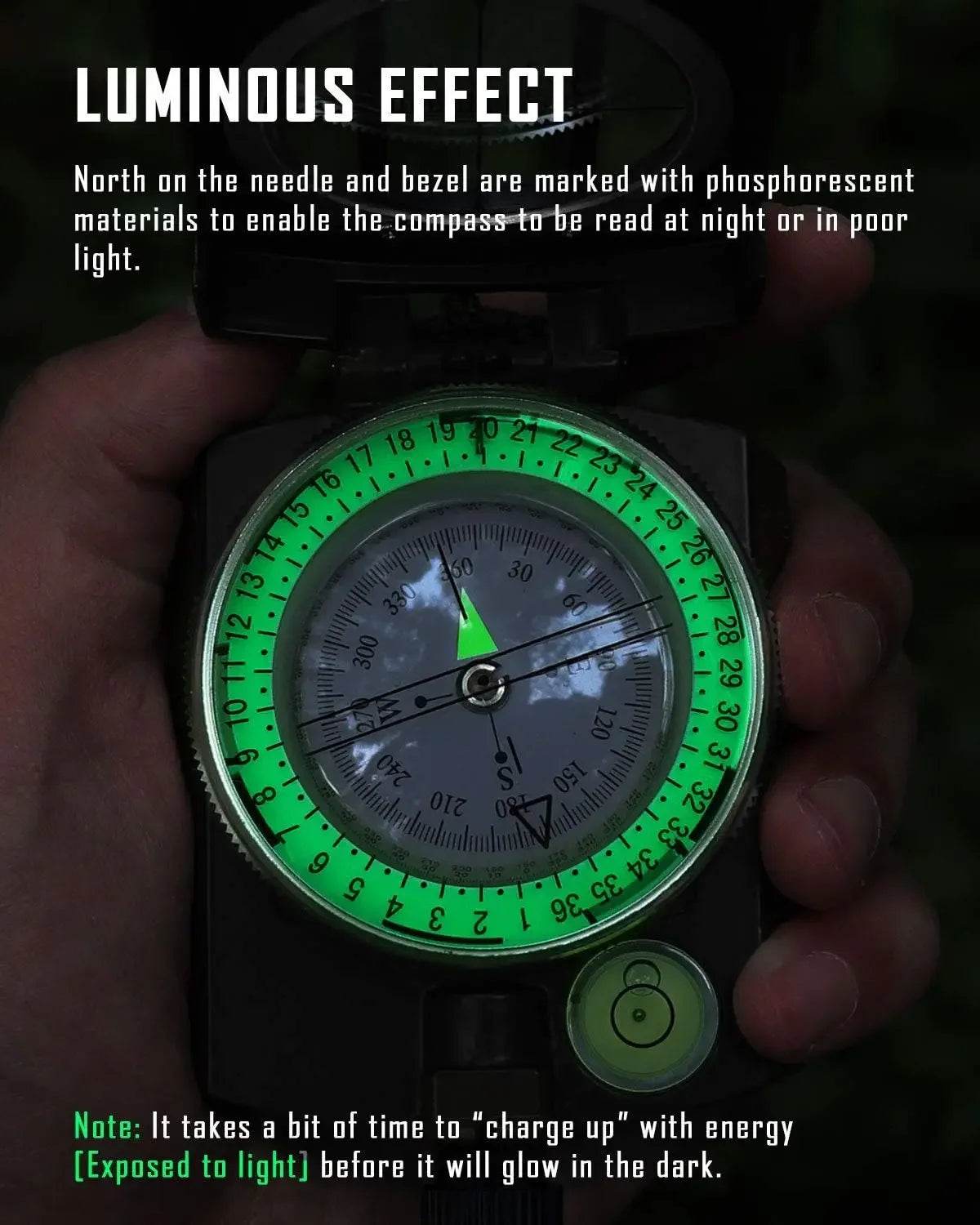 Military Sighting Compass by Military-Outdoors.com - Military-Outdoors.com