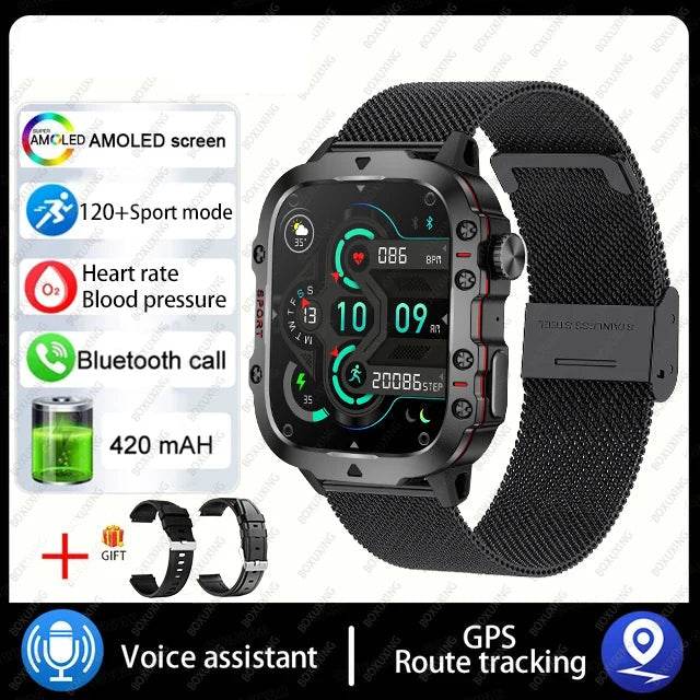 Military GPS Smart Watch With Health Monitor - Military-Outdoors.com