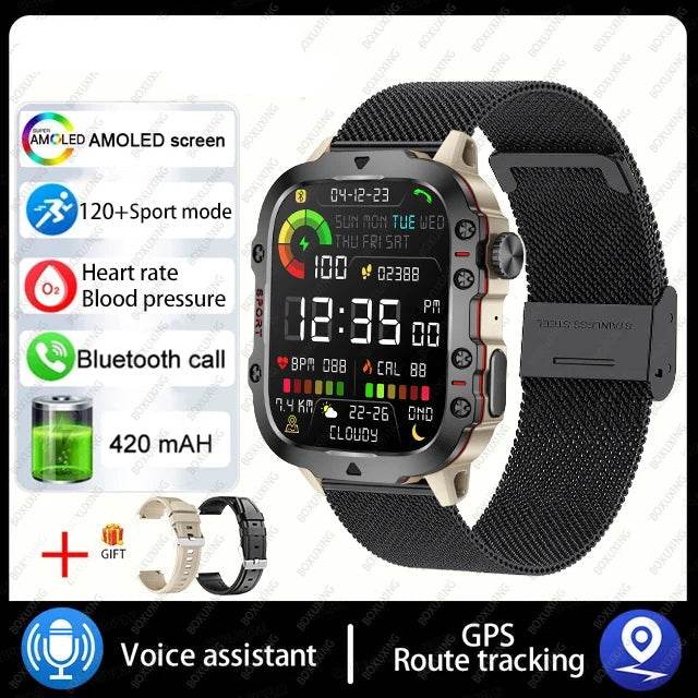 Military GPS Smart Watch With Health Monitor - Military-Outdoors.com