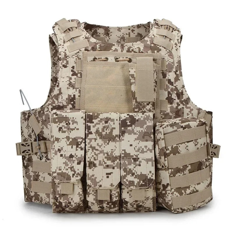 Desert digital pattern Military Tactical Vest for Outdoor Adventures Military-Outdoors.com