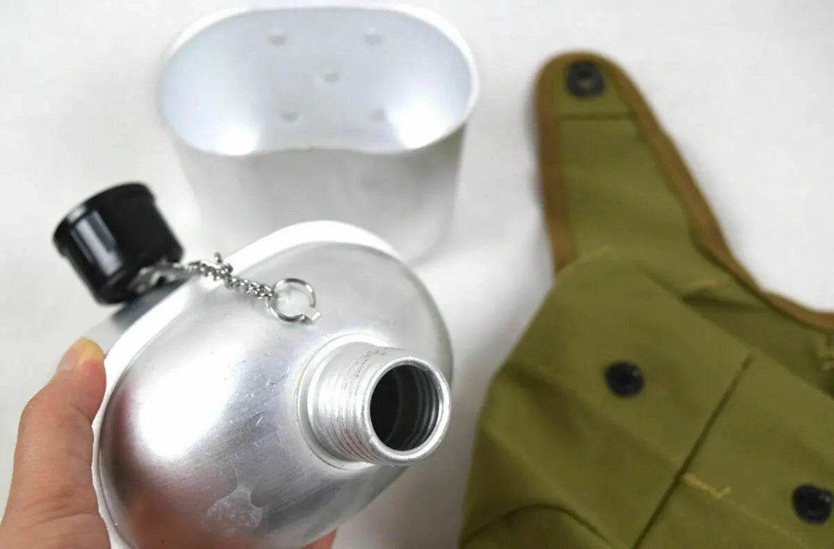 WWII US 1944 Marine Canteen Kettle - Military-Outdoors.com