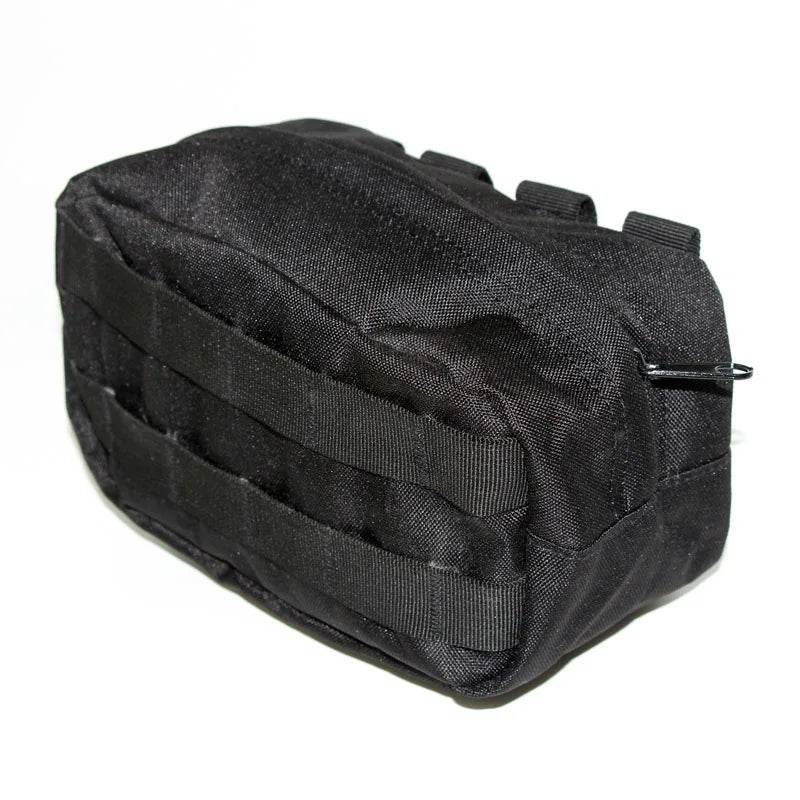 Black Molle Waist pouch for tactical gear attachment and storage