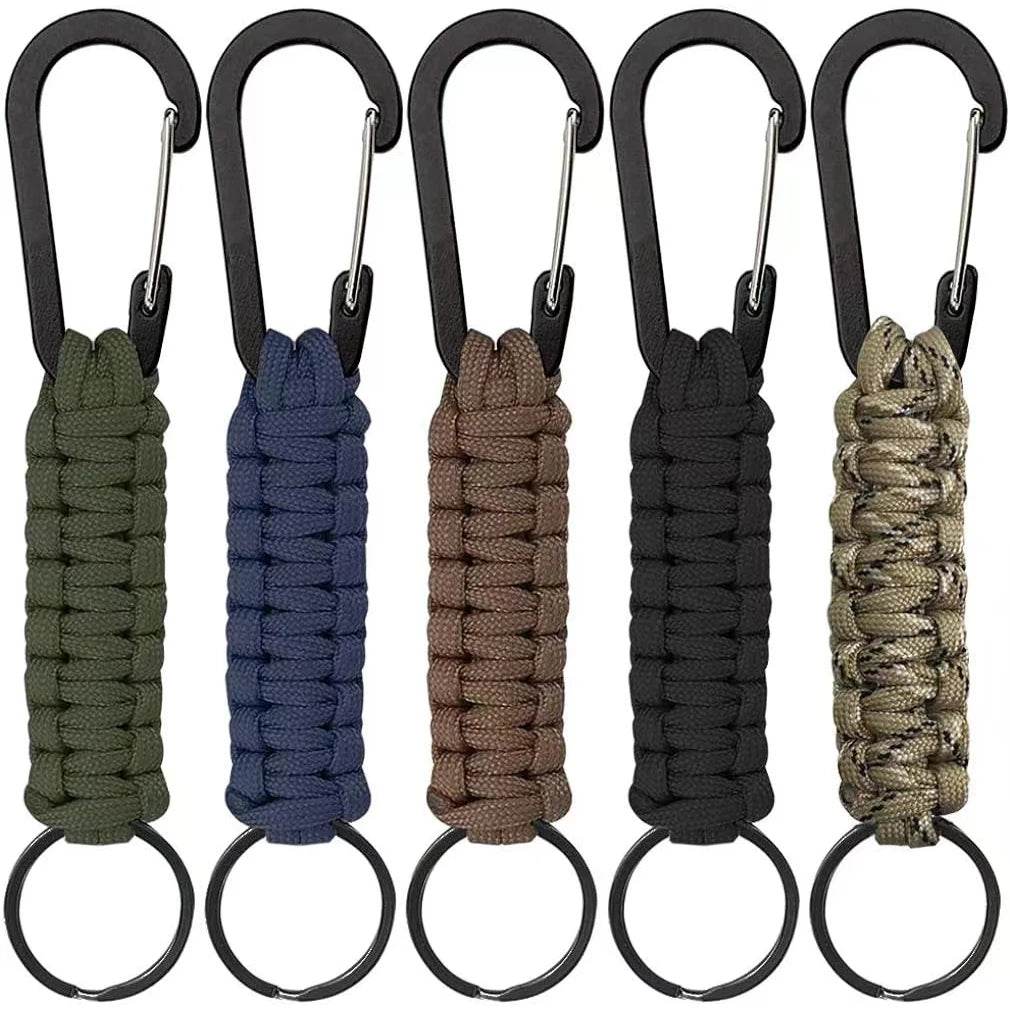 1PC Outdoor Survival Kit Parachute Cord Keychain - Military-Outdoors.com