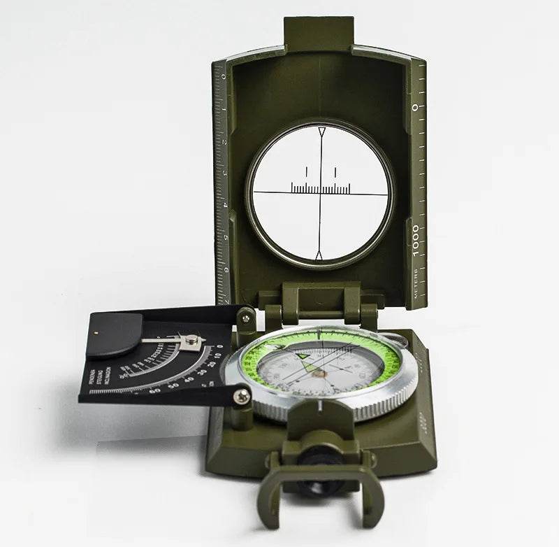 Multifunctional All Metal Military Compass - Military-Outdoors.com