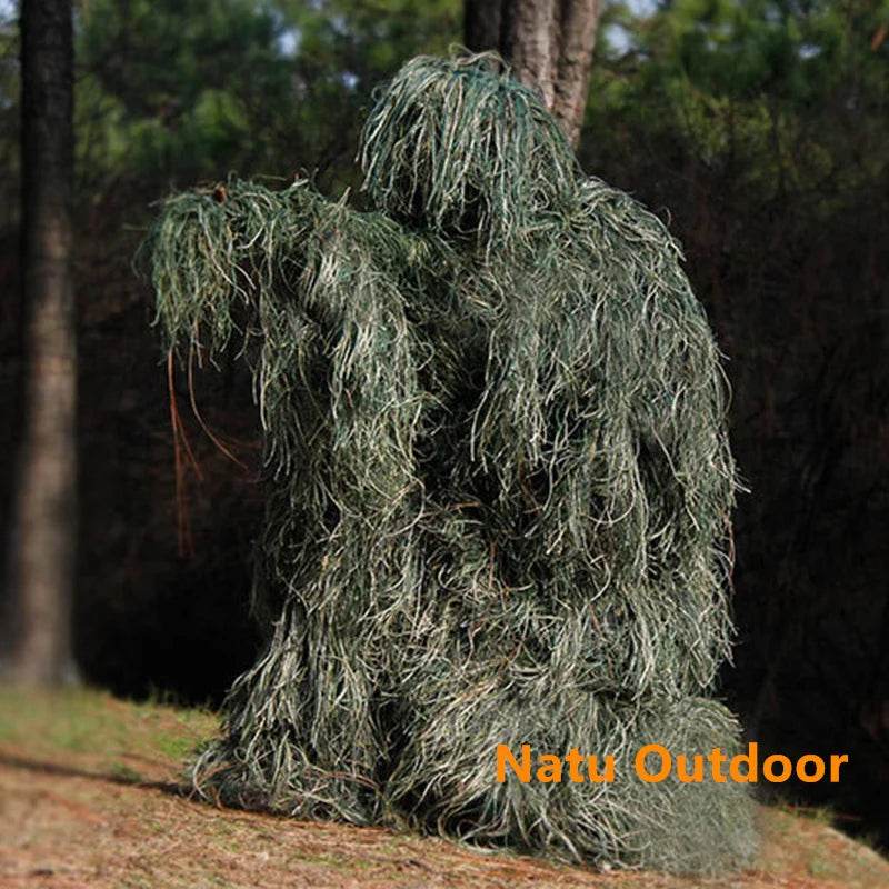 Adult and Kids Tactical Camouflage Ghillie Suit - Military-Outdoors.com