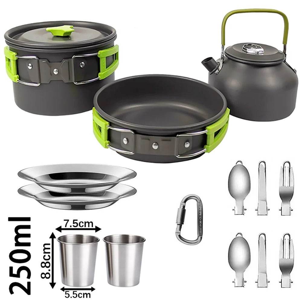 Military-Outdoors Outdoor Cooking Set for 2-3 People - Military-Outdoors.com