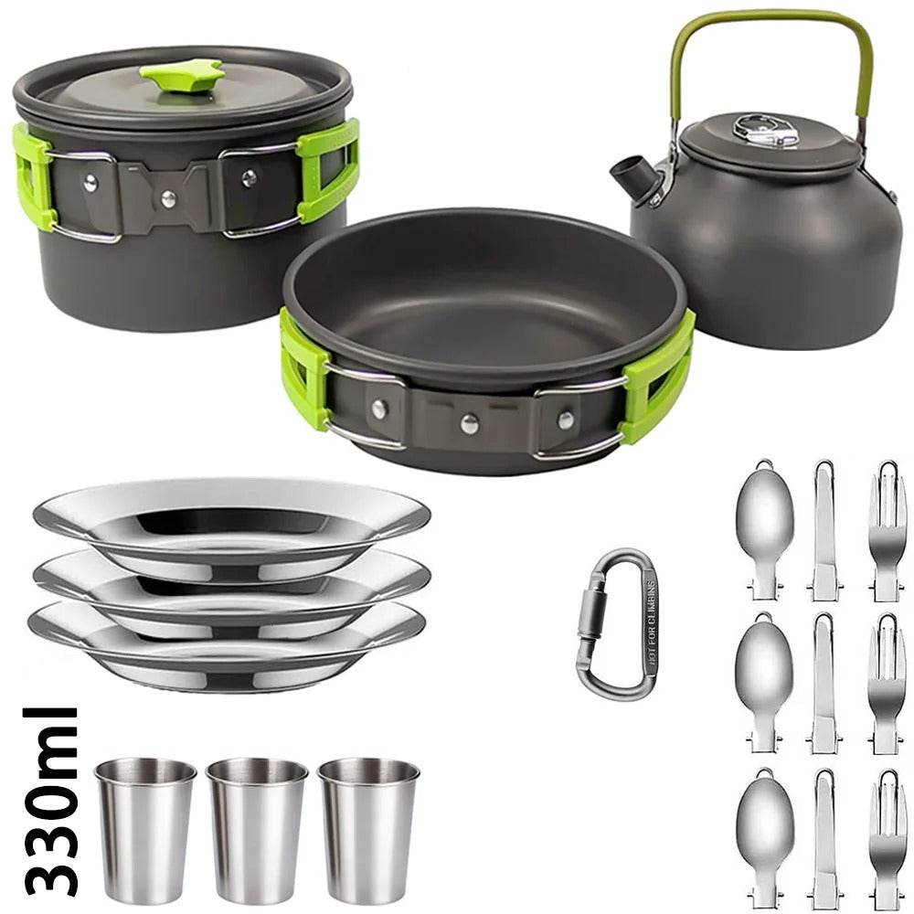 Military-Outdoors Outdoor Cooking Set for 2-3 People - Military-Outdoors.com