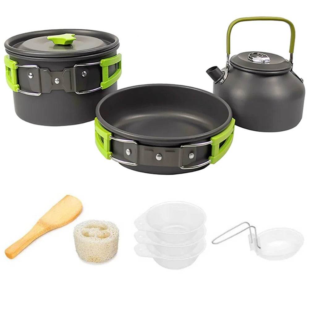 Military-Outdoors Outdoor Cooking Set for 2-3 People - Military-Outdoors.com