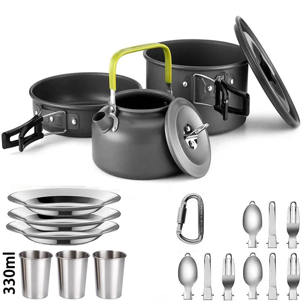 Military-Outdoors Outdoor Cooking Set for 2-3 People - Military-Outdoors.com