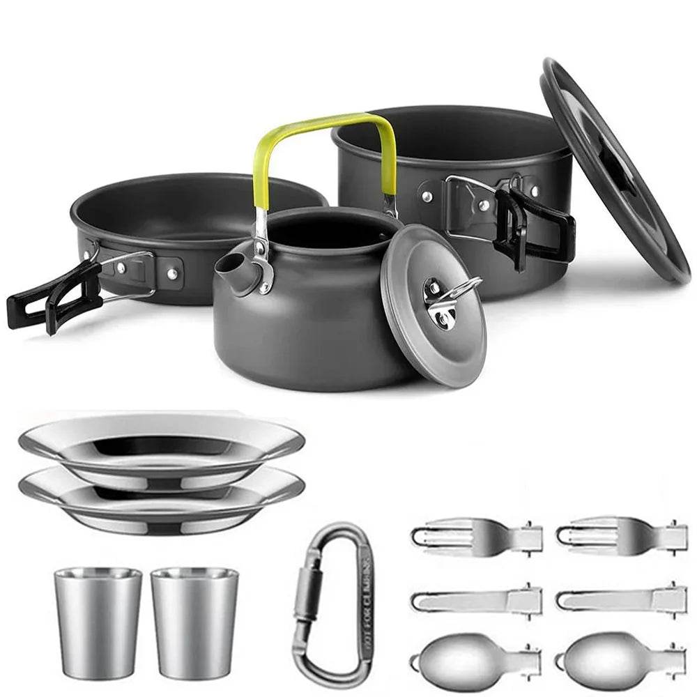 Military-Outdoors Outdoor Cooking Set for 2-3 People - Military-Outdoors.com
