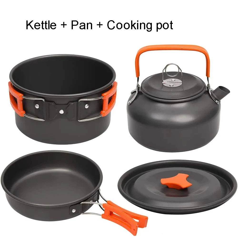 Military-Outdoors Outdoor Cooking Set for 2-3 People - Military-Outdoors.com