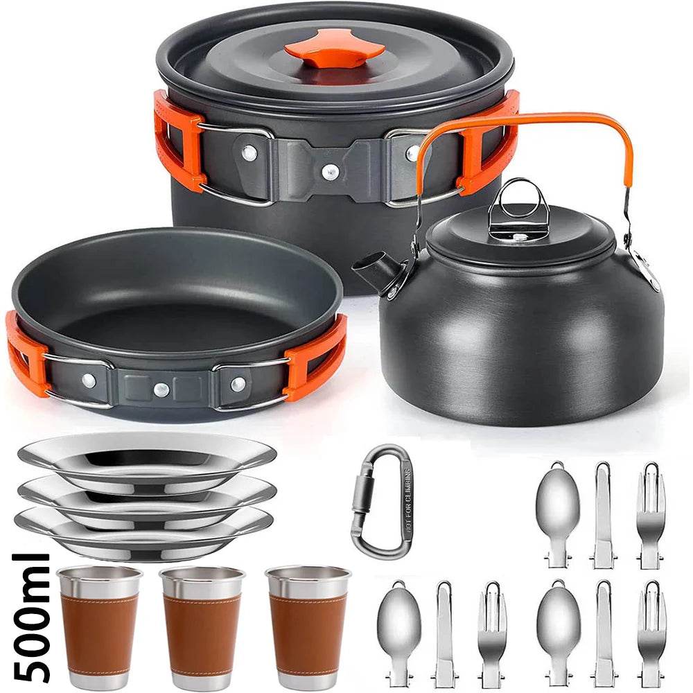 Military-Outdoors Outdoor Cooking Set for 2-3 People - Military-Outdoors.com