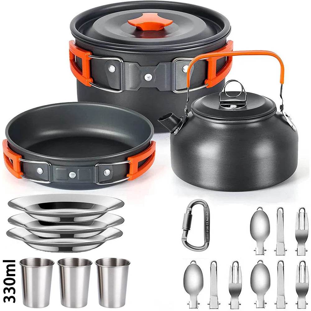 Military-Outdoors Outdoor Cooking Set for 2-3 People - Military-Outdoors.com