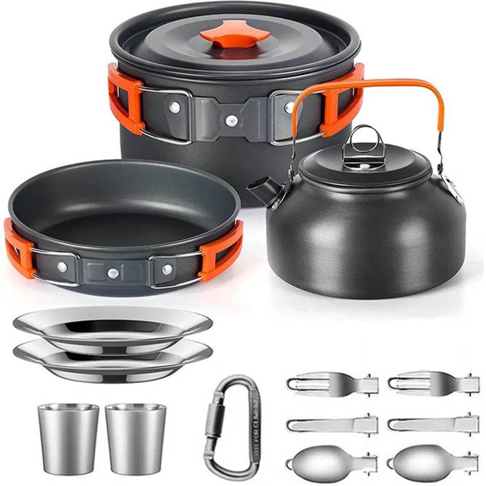 Military-Outdoors Outdoor Cooking Set for 2-3 People - Military-Outdoors.com