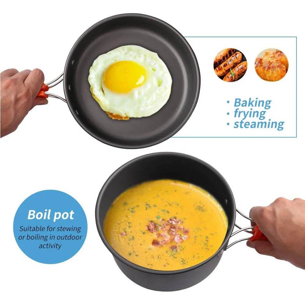 Military-Outdoors Outdoor Cooking Set for 2-3 People - Military-Outdoors.com