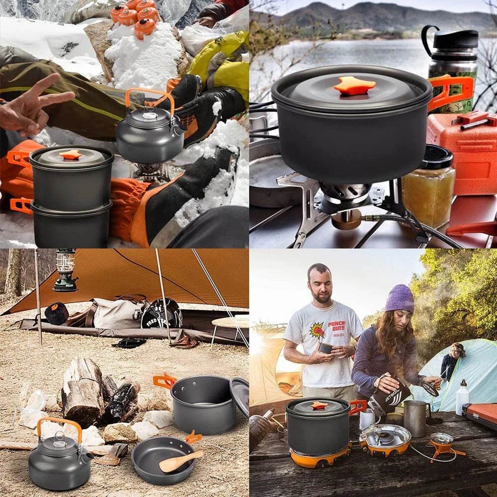 Military-Outdoors Outdoor Cooking Set for 2-3 People - Military-Outdoors.com