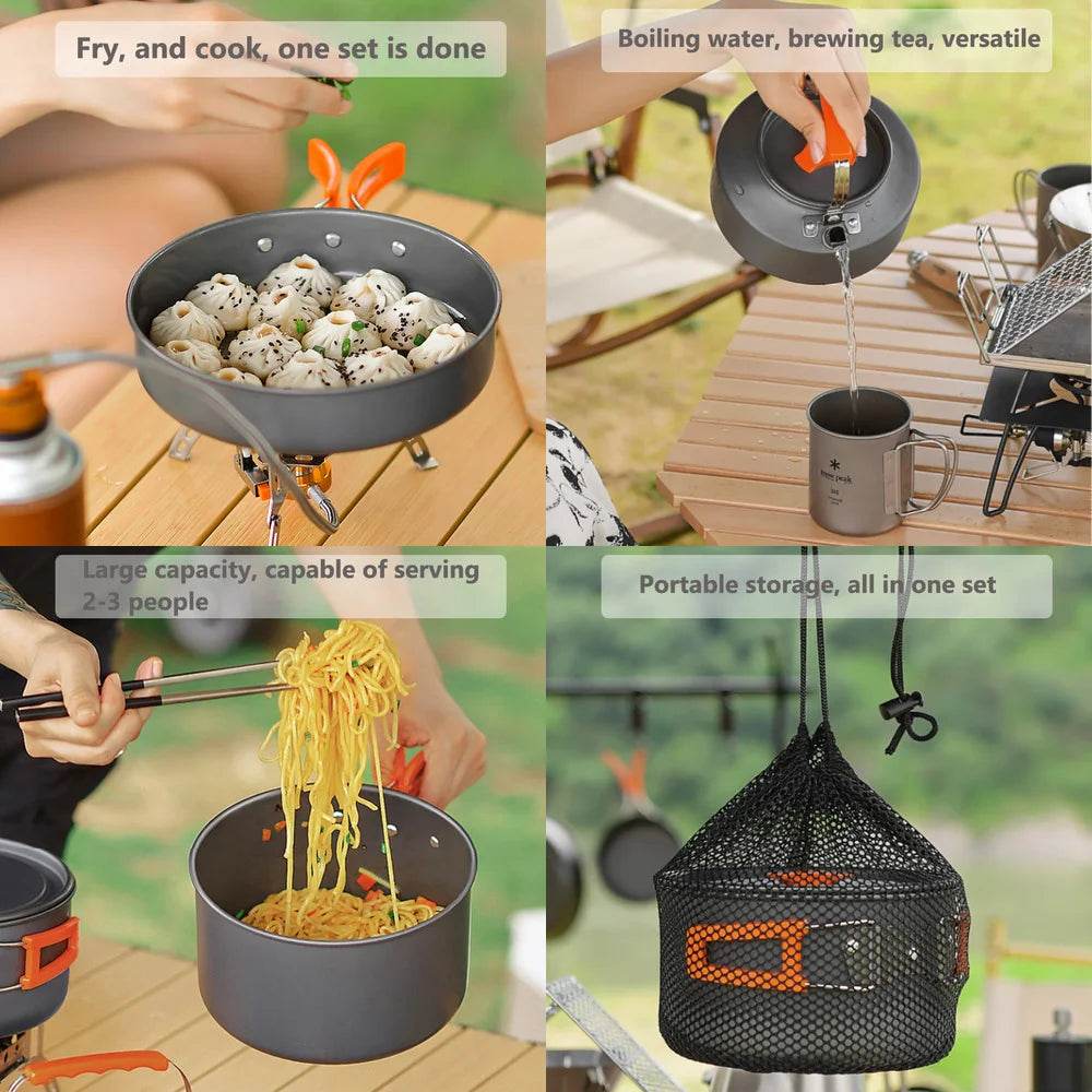 Military-Outdoors Outdoor Cooking Set for 2-3 People - Military-Outdoors.com