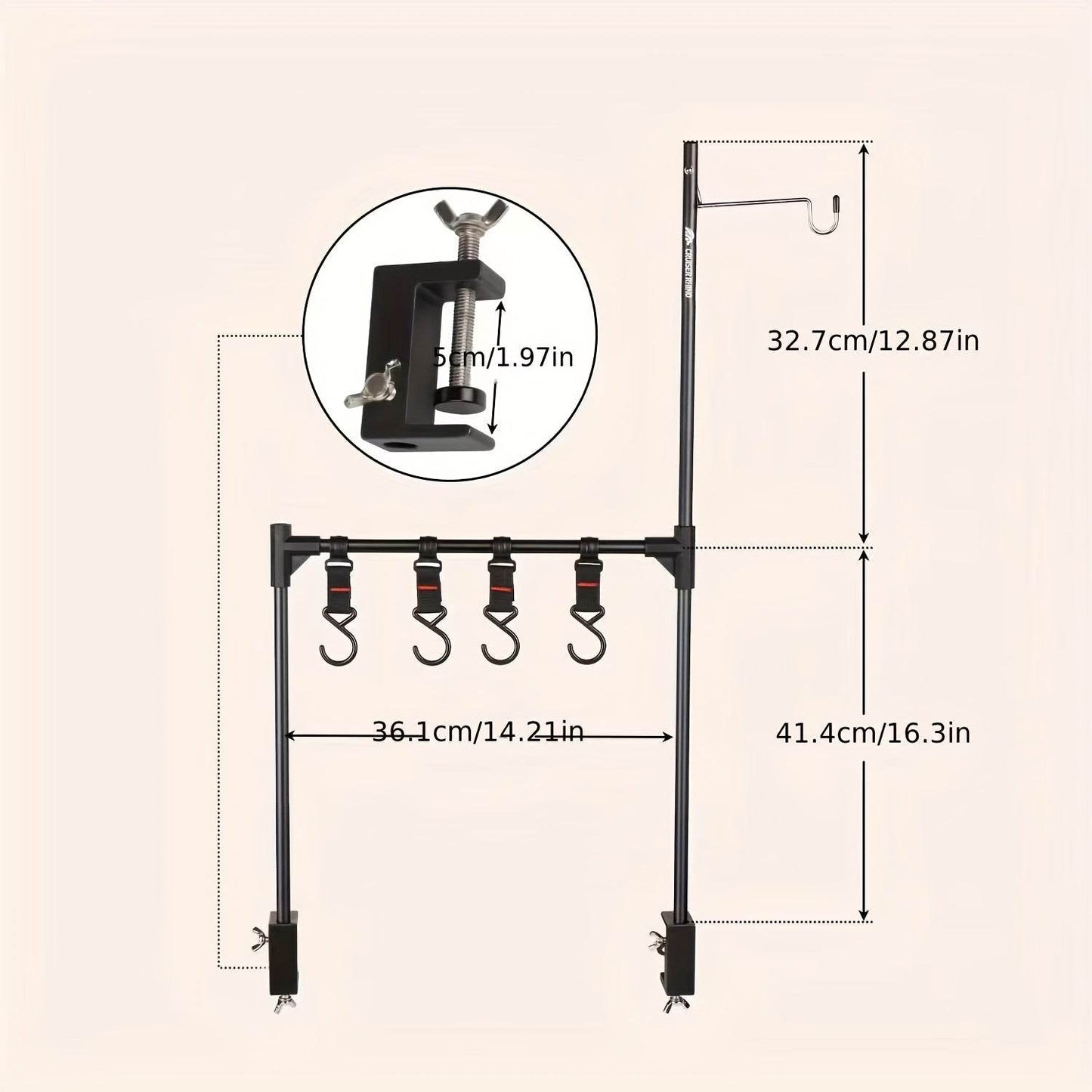 Portable Outdoor Hanging Rack for Camping - Military-Outdoors.com