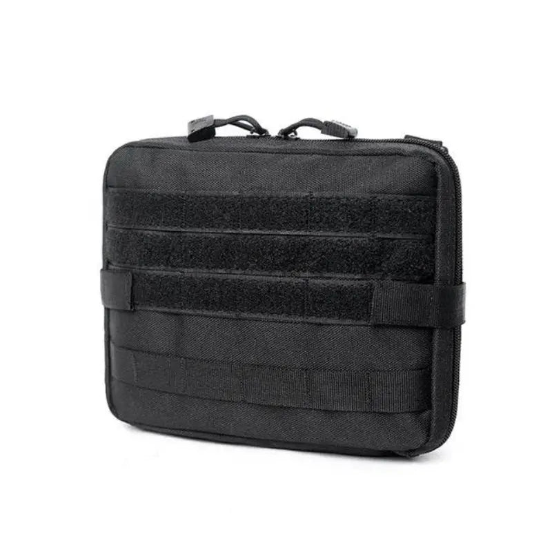 Black outdoor tool pouch for organizing and carrying gear