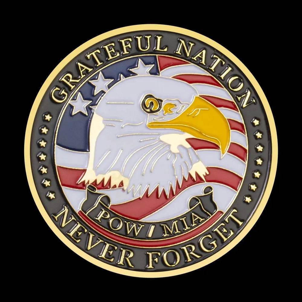 Grateful Nation Veteran Coin - POW MIA Tribute - Military-Outdoors.com