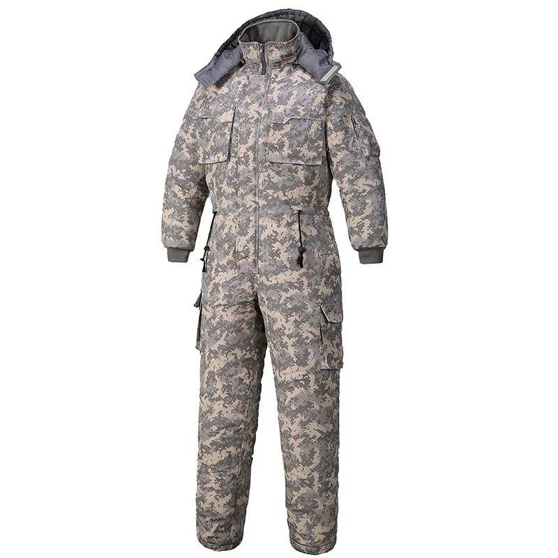 Pave Hawk Cotton Hooded Snow Overalls for Outdoor Use - Military-Outdoors.com