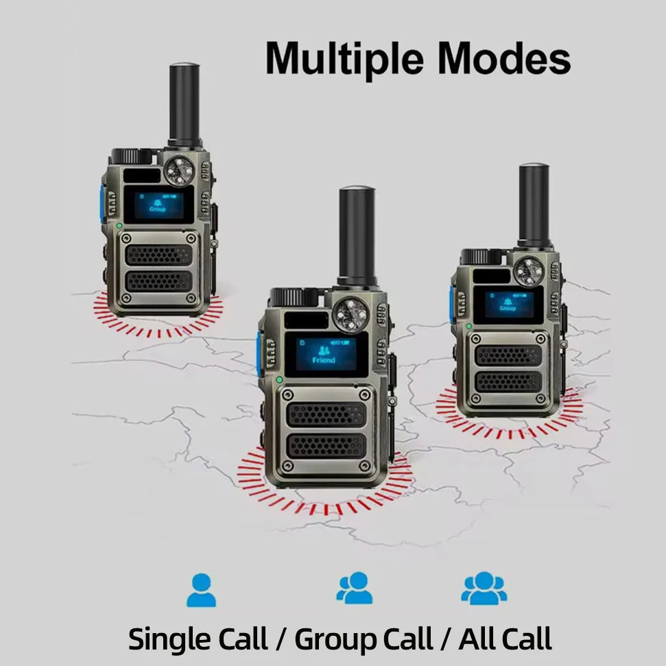 C500 Portable Metal Network Radio GPS Military-Outdoors