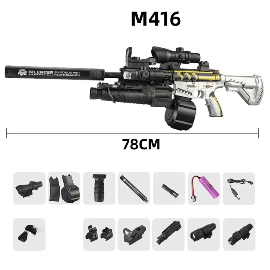 Gel Ball Realistic Toy Gun with Scope Military-Outdoors.com