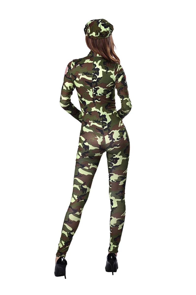 Sexy US Army Jumpsuit Women - Camouflage Tactical Outfit - Military-Outdoors.com