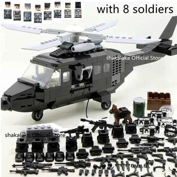 Helicopter Special Forces Team Toys Set - Military-Outdoors.com