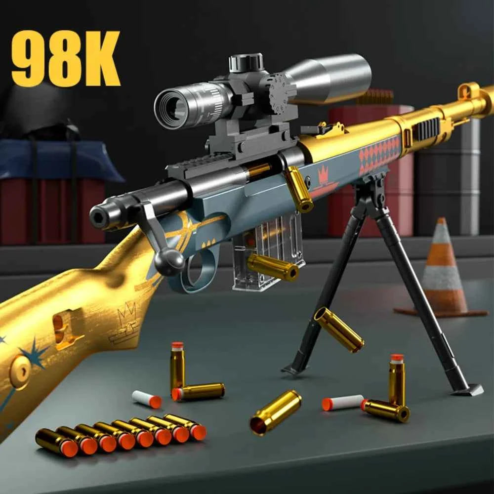 Soft Bullet Sniper Rifle Toy For Outdoor Games