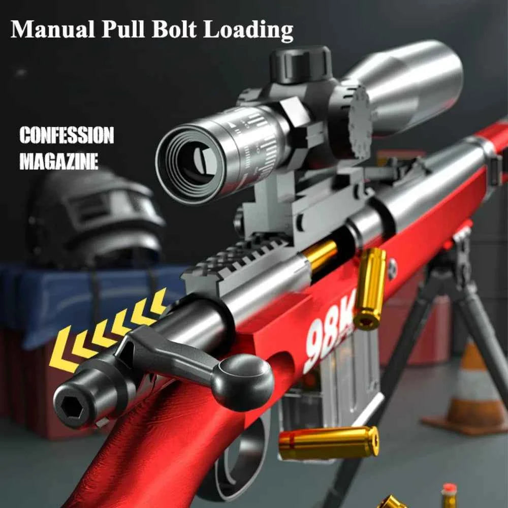 Soft Bullet Sniper Rifle Toy For Outdoor Games
