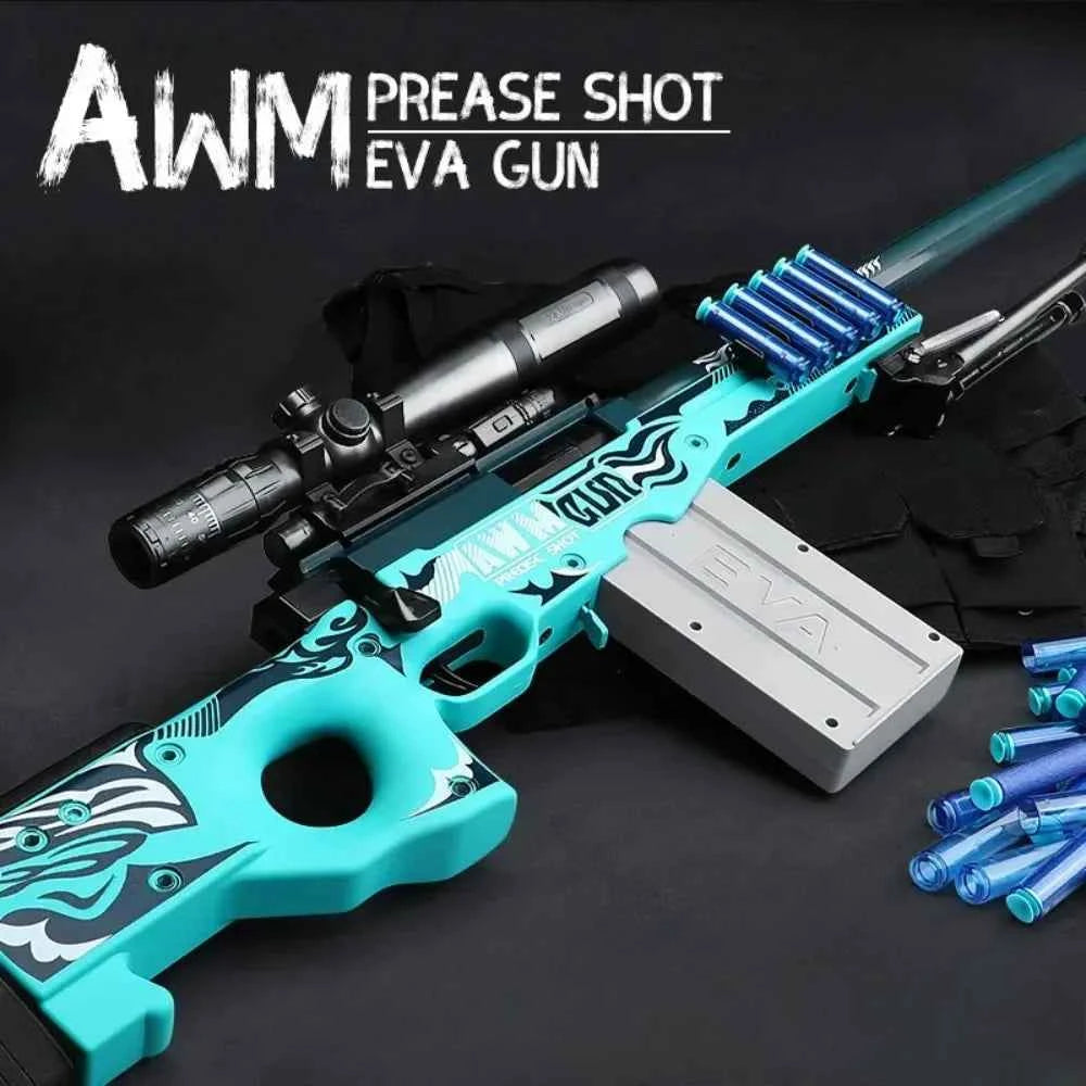 Soft Bullet Sniper Rifle Toy For Outdoor Games