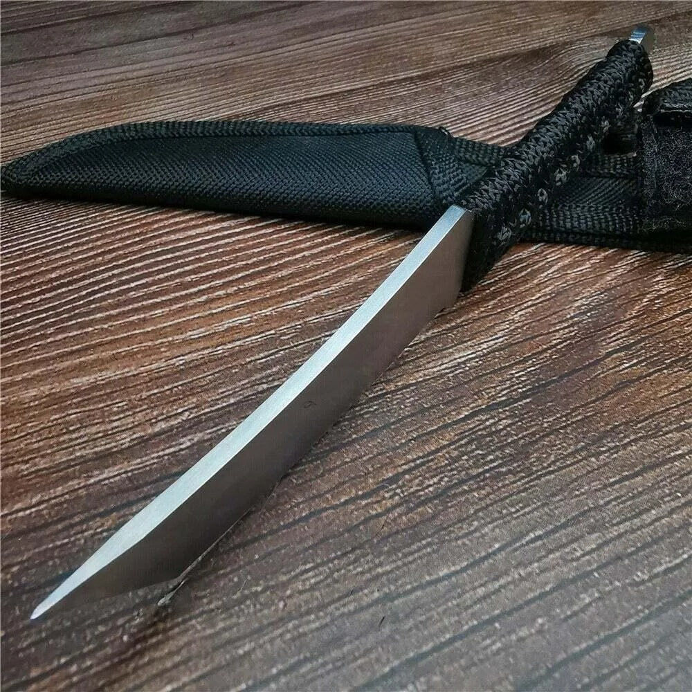Durable stainless steel army knife with a sturdy handle - Tactical Tool Military-Outdoors.com