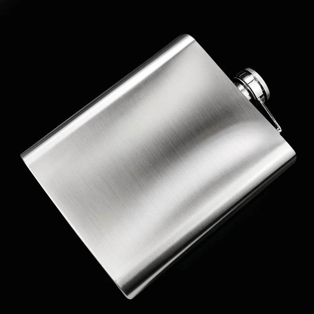 Stainless Steel Hip Flask - Durable & Sleek - Military-Outdoors.com