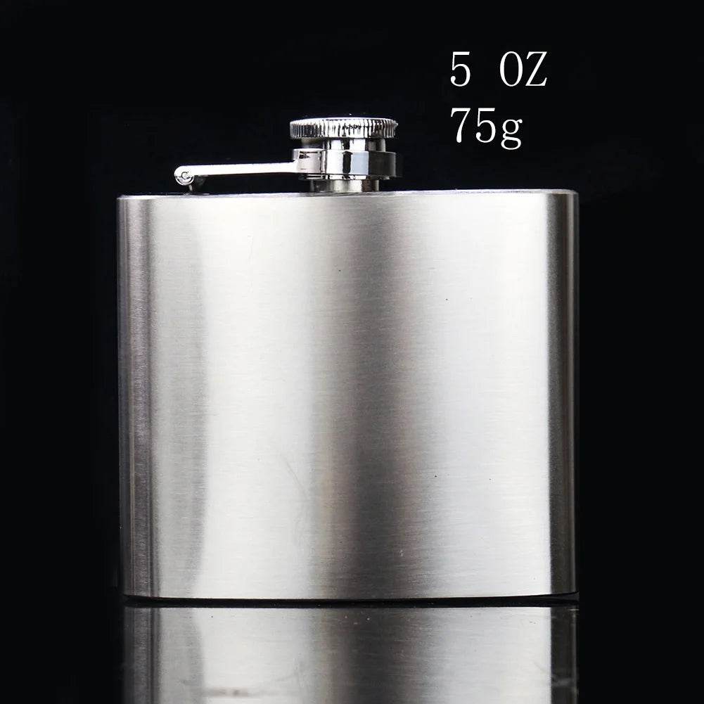 Stainless Steel Hip Flask - Durable & Sleek - Military-Outdoors.com