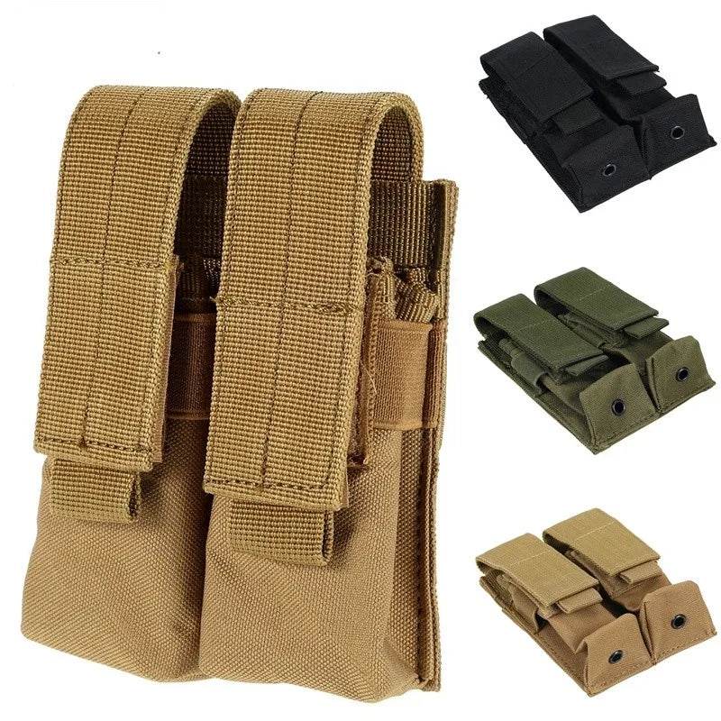 Pistol Double Magazine 9MM Holder Bag - Military-Outdoors.com