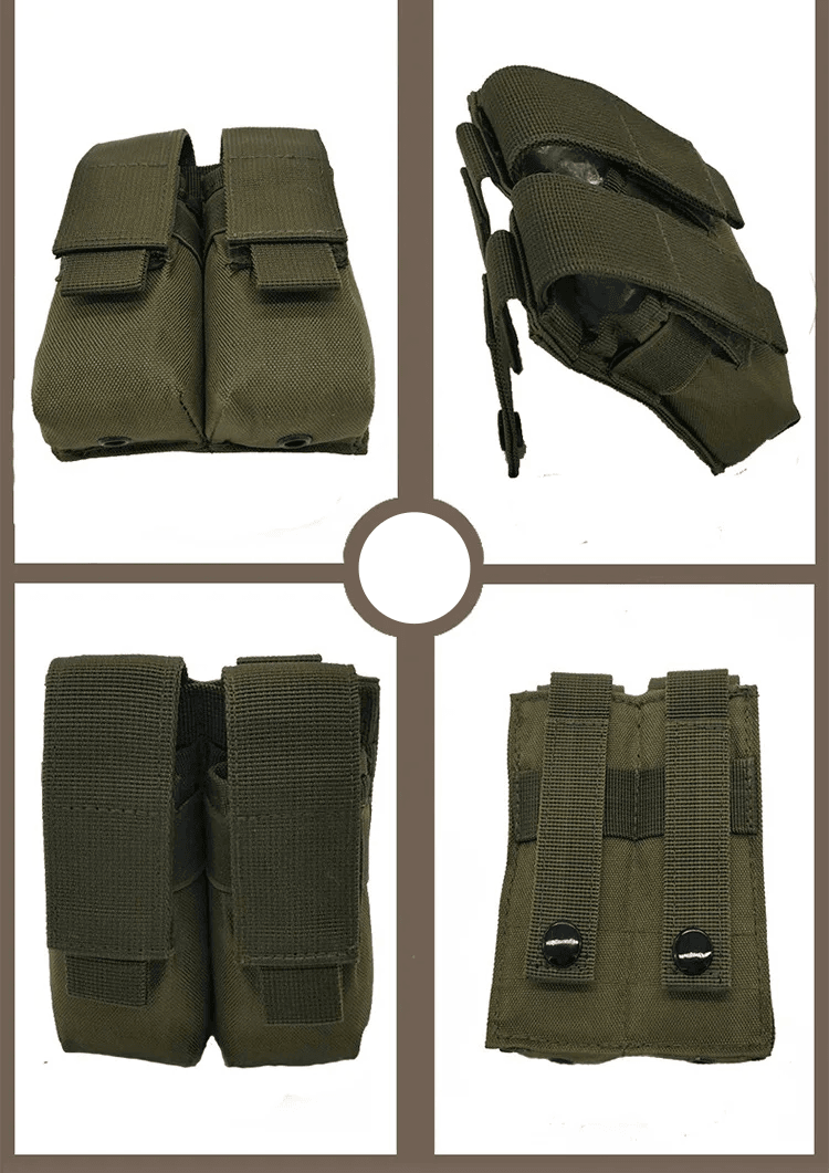 Pistol Double Magazine 9MM Holder Bag - Military-Outdoors.com
