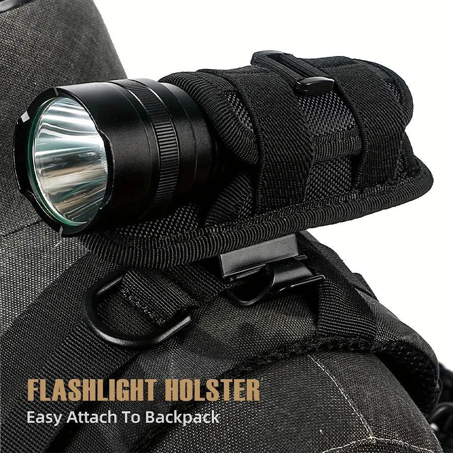 Military-Outdoors Tactical Molle Flashlight Pouch - Military-Outdoors.com