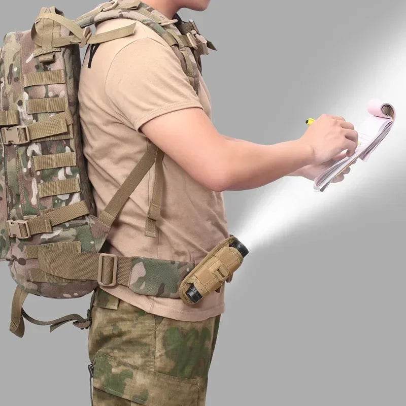 Military-Outdoors Tactical Molle Flashlight Pouch - Military-Outdoors.com
